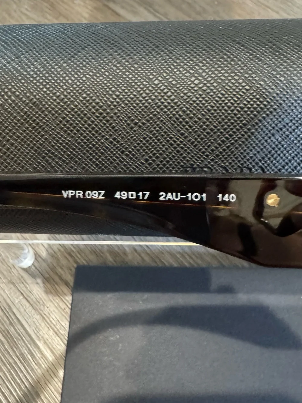 Prada Logo Honey Tortoise Cateye Eyeglasses PR09ZV